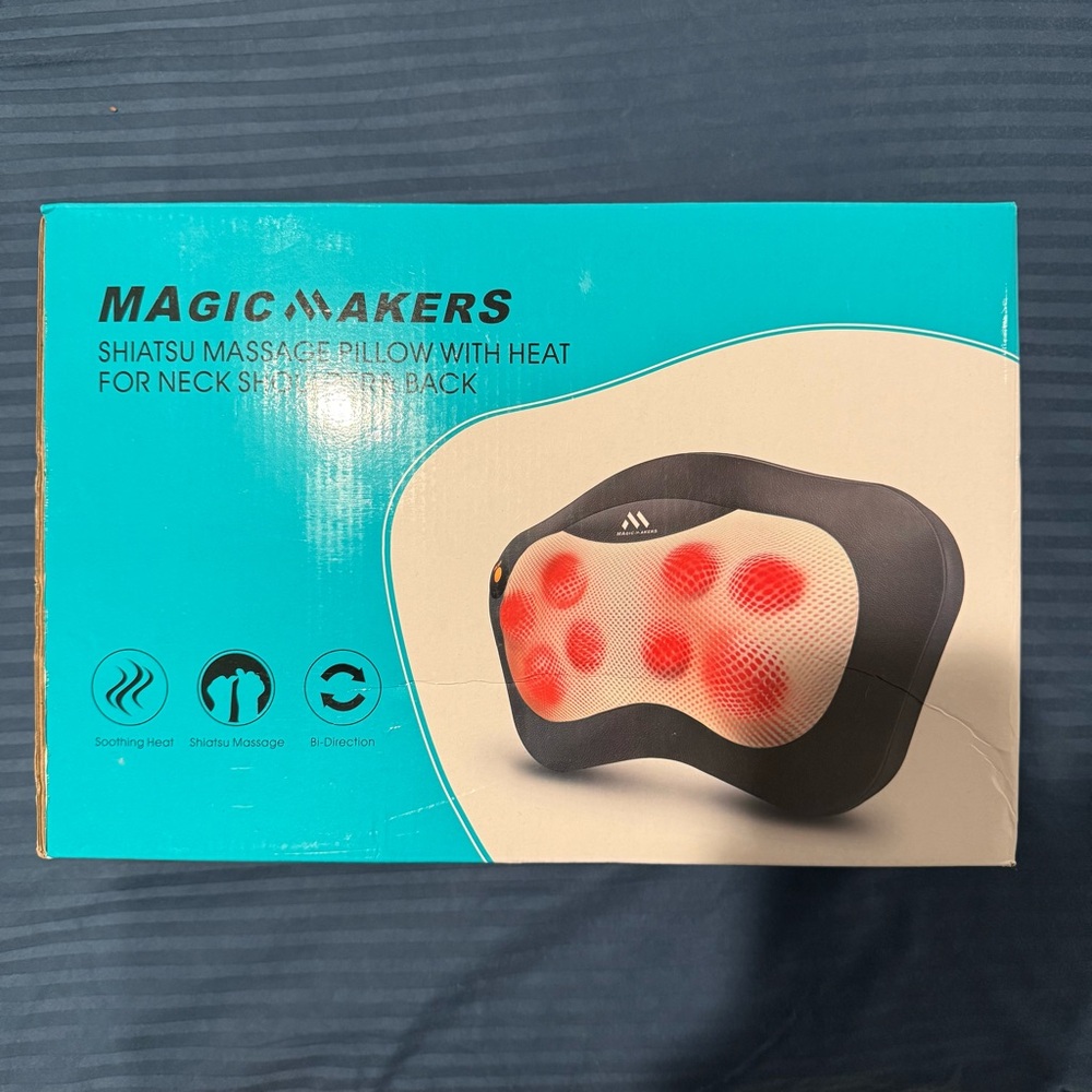 Magic Makers Shiatsu Massage Pillow with Heat